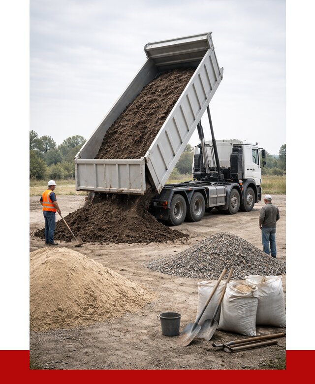 Доставка самосвалом 30 кубов в Благовещенске от 8828 р. | ПРОНЕРУДБгв