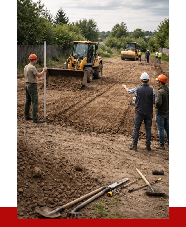 Планировка участка грунтом в Благовещенске от 4674 р ПРОНЕРУДБгв